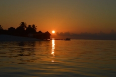 sunset maldives 1