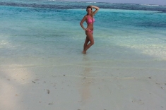 On the beach
