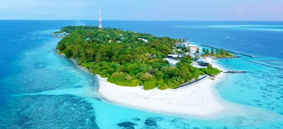 beautiful island in the Maldives