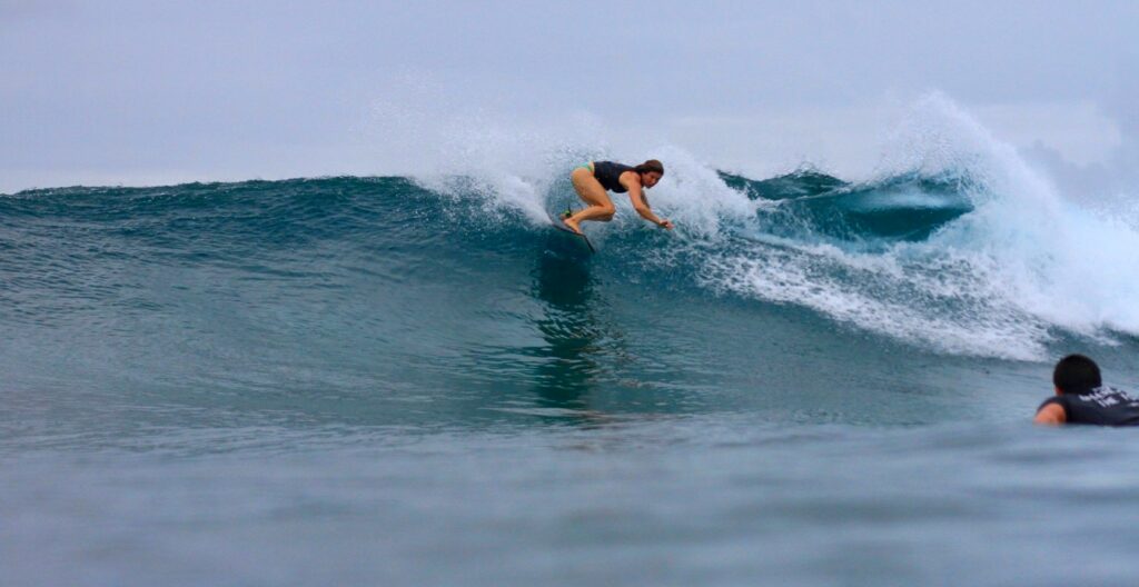 Maldives surfing